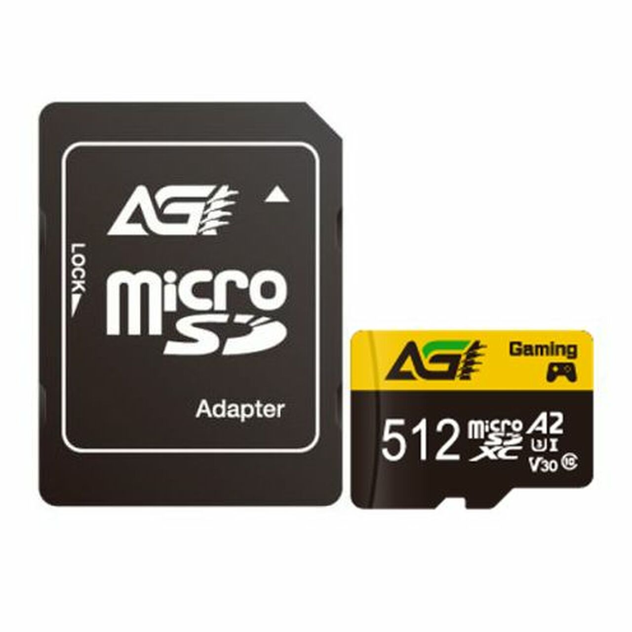 AGI MicroSD V30/A2 512GB With Adapter