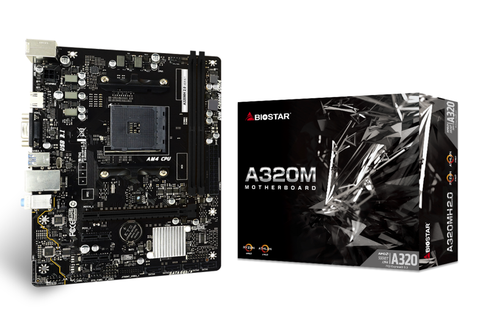 Biostar AMD A320MH 2.0 Gaming Motherboard