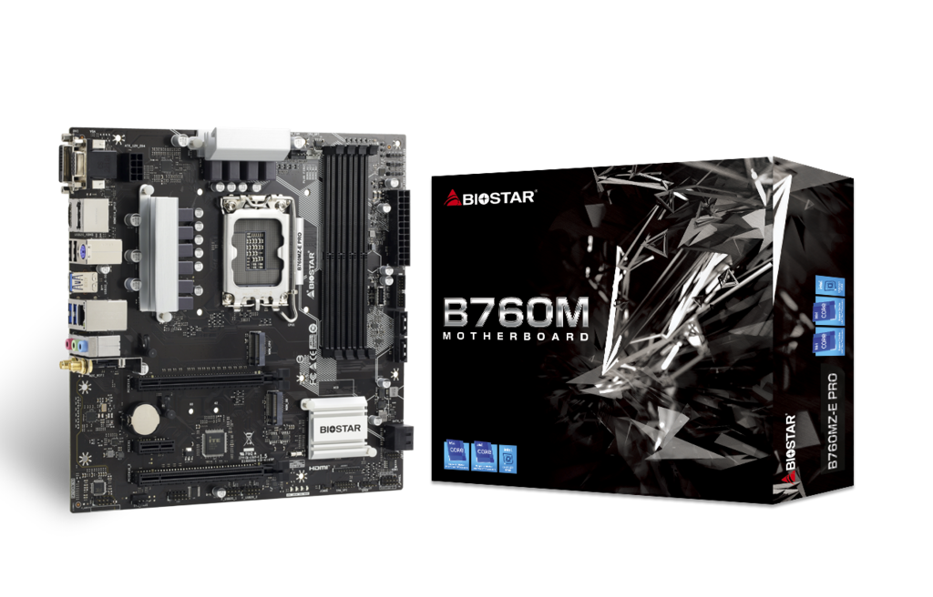 Intel Biostar B760MZE-E Pro Gaming Motherboard