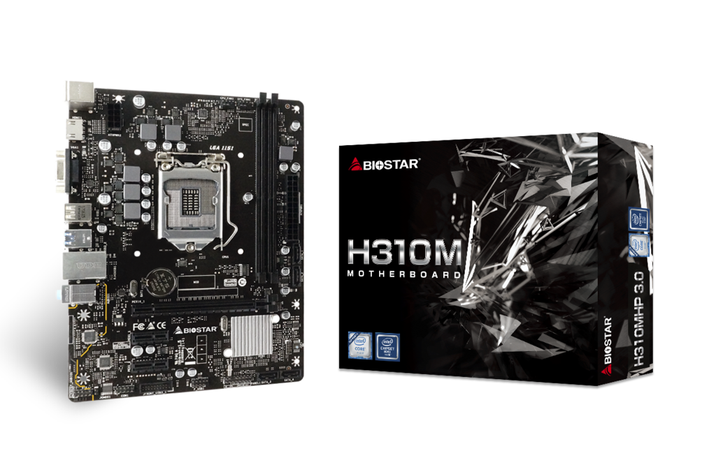 Intel Biostar H310MHP 3.0 Gaming Motherboard