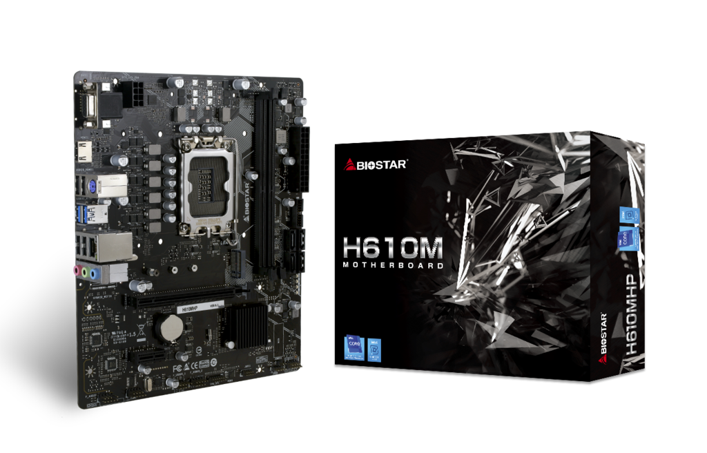 Intel Biostar  H610mhp 6.1 Gaming Motherboard