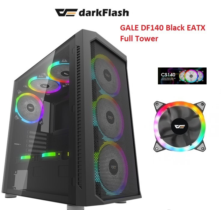 DARKFLASH GALE DF140 BLACK