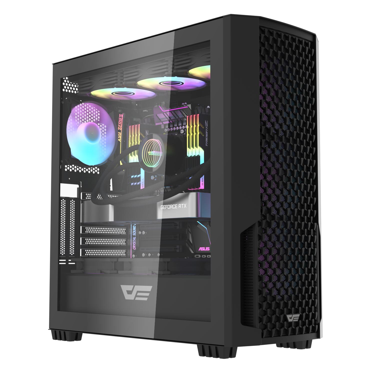 Darkflash DF 2100 E-ATX Mid tower PC Case Black