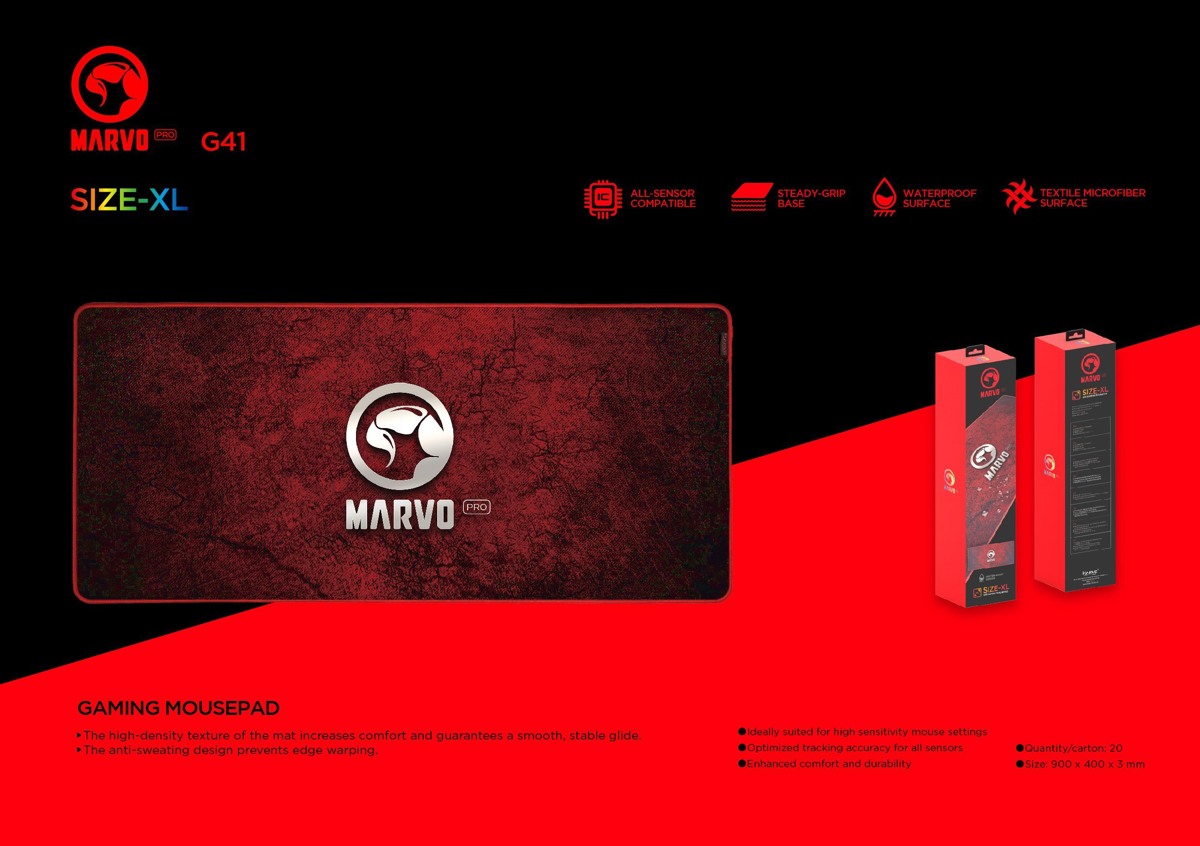 MARVO G41 GAMING MOUSE PAD