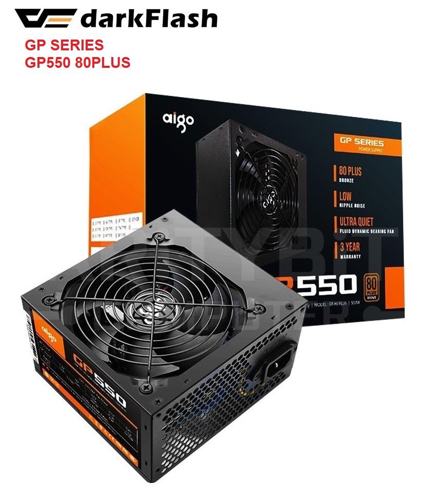 DarkFlash GP550 80Plus Bronze 550W Power Supply