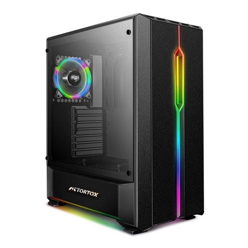 TORTOX NOVA RGB TEMPERED GLASS MID-TOWER COMPUTER CASE