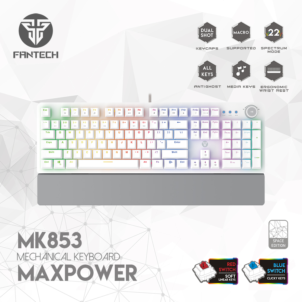 Fantech MK853 Gaming Keyboard Space Edition